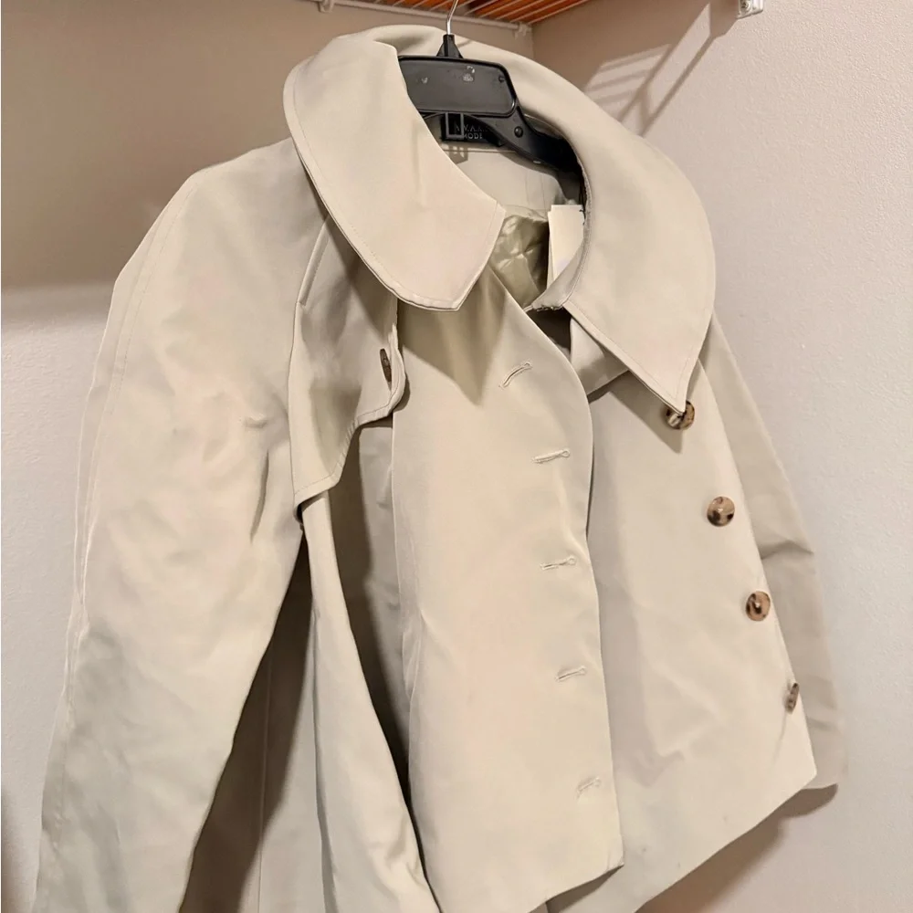 Awake Mode Gabardine Trench Coat - Picture 8 of 14